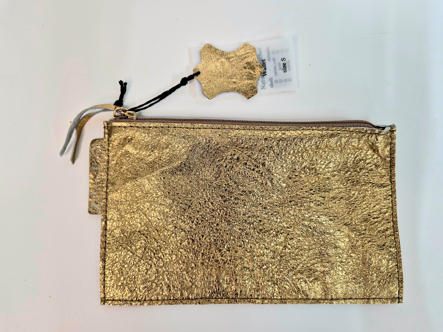 Wallet Metallic gold