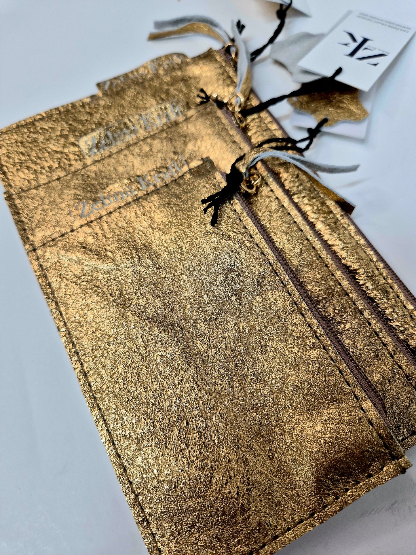 Wallet Metallic gold