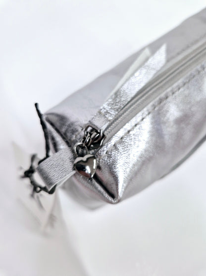 Cosmetic bag Dark silver