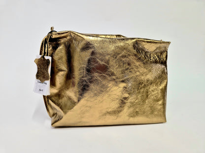 Cosmetic bag Dark gold