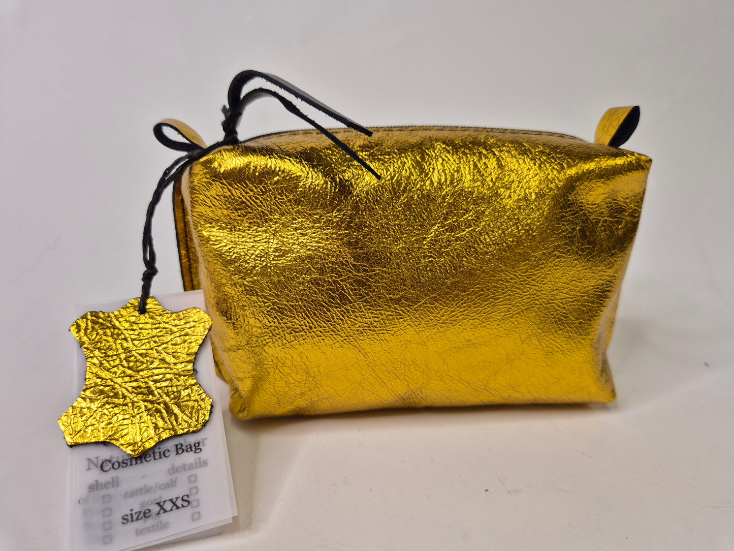 Cosmetic bag  Golden yellow