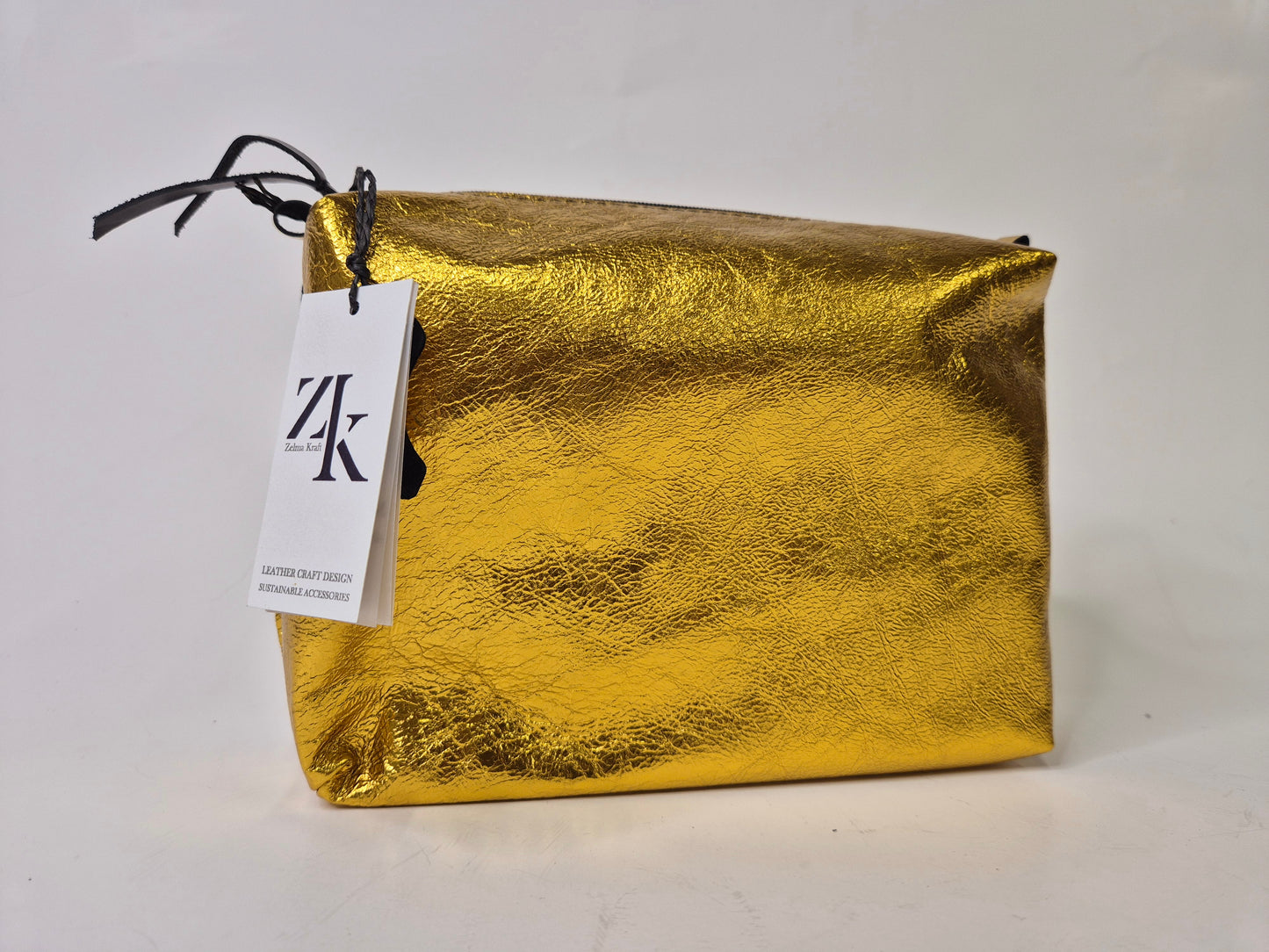 Cosmetic bag  Golden yellow