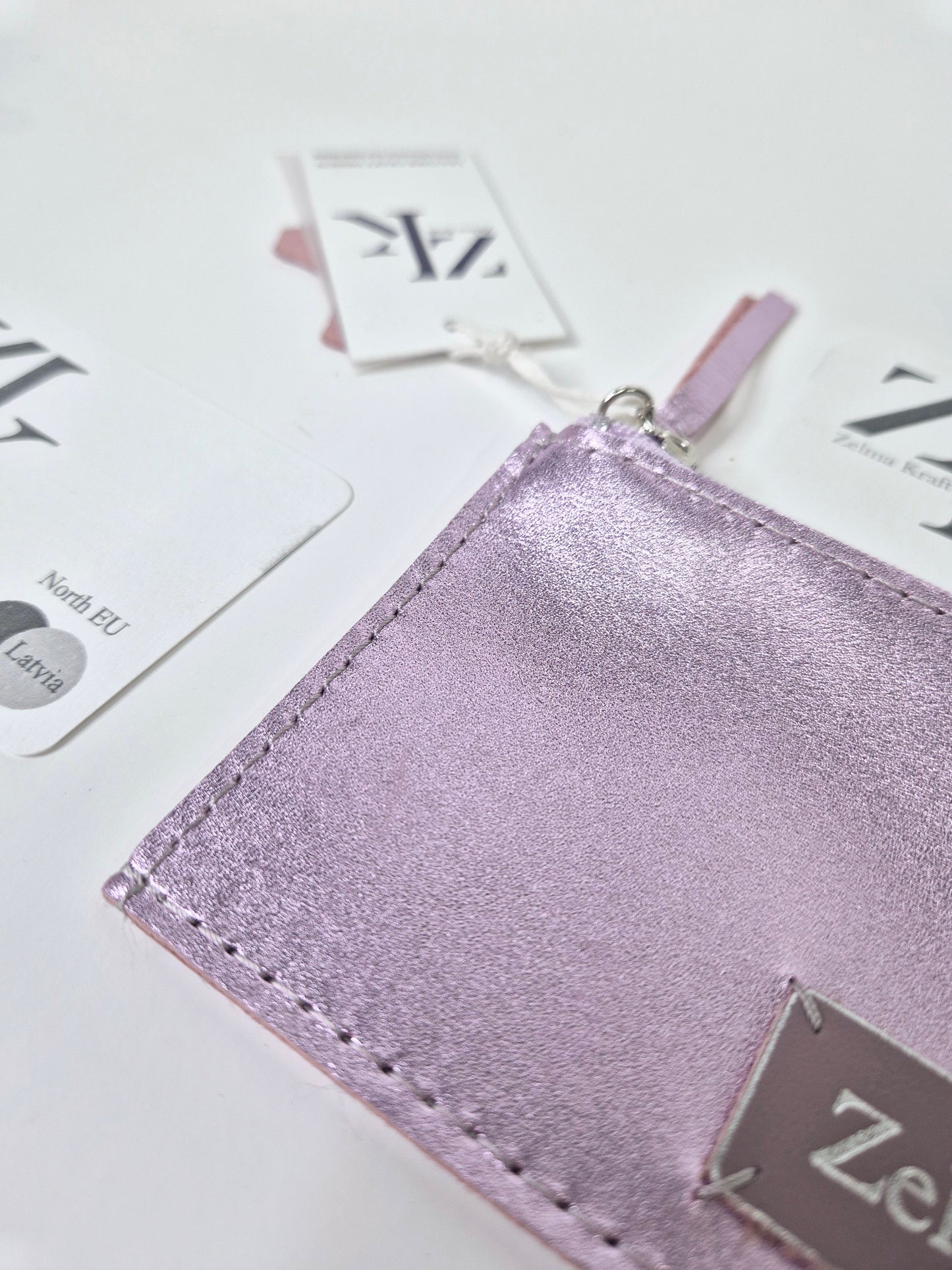 Wallet Metallic pink