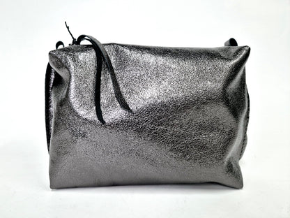 Cosmetic bag Black metallic