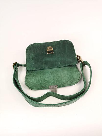 Saddle belt bag  Green small