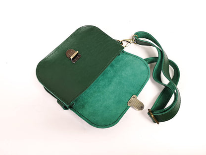 Saddle belt bag  Green small