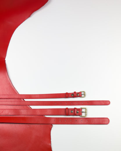 Saddle belt Red