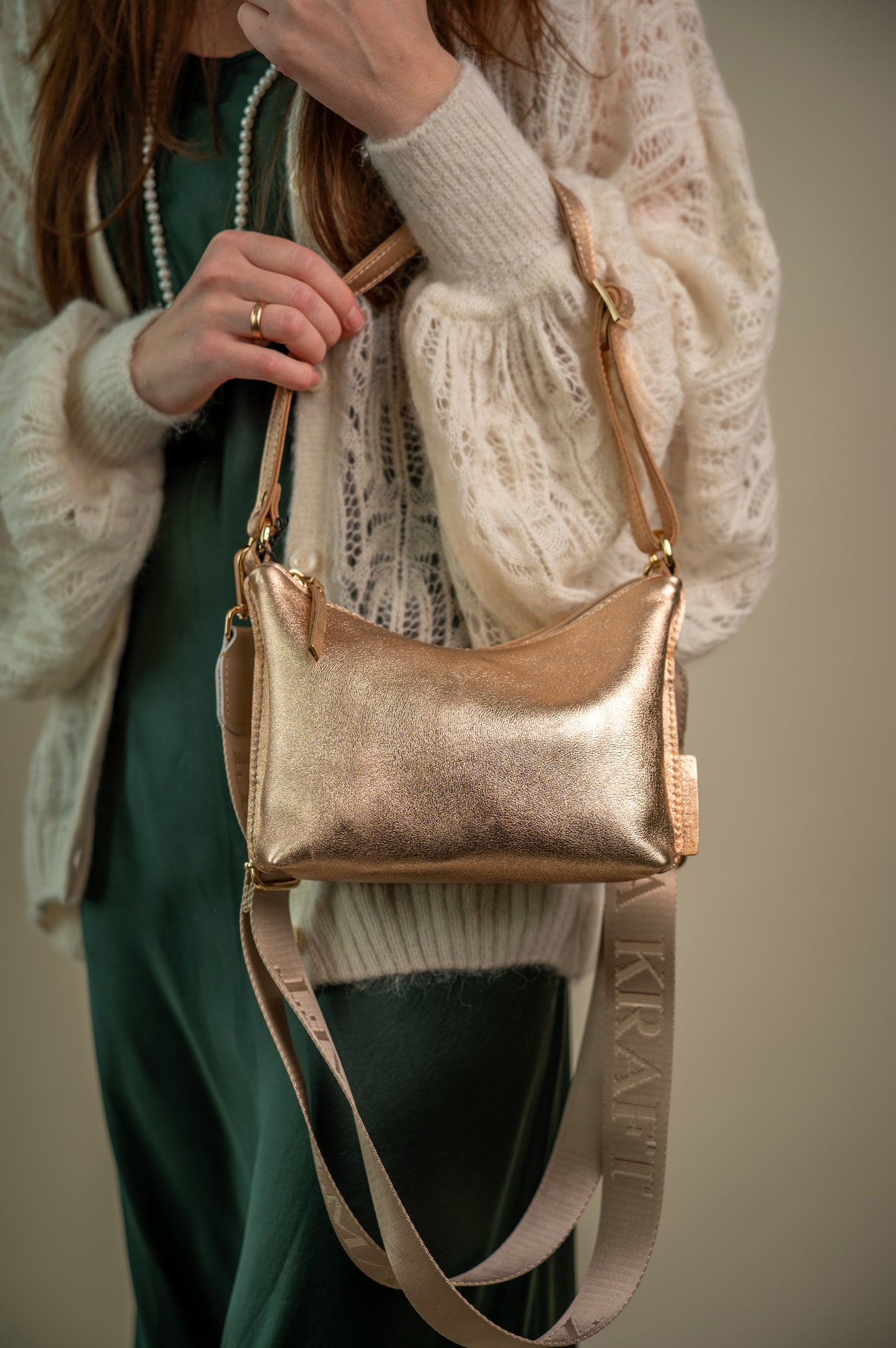 Hobo soma Rozā zelts Mazā