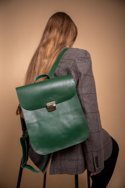 Saddle Backpack Green