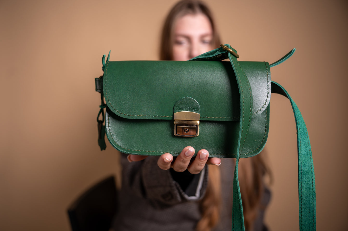 Saddle bag Mini Green