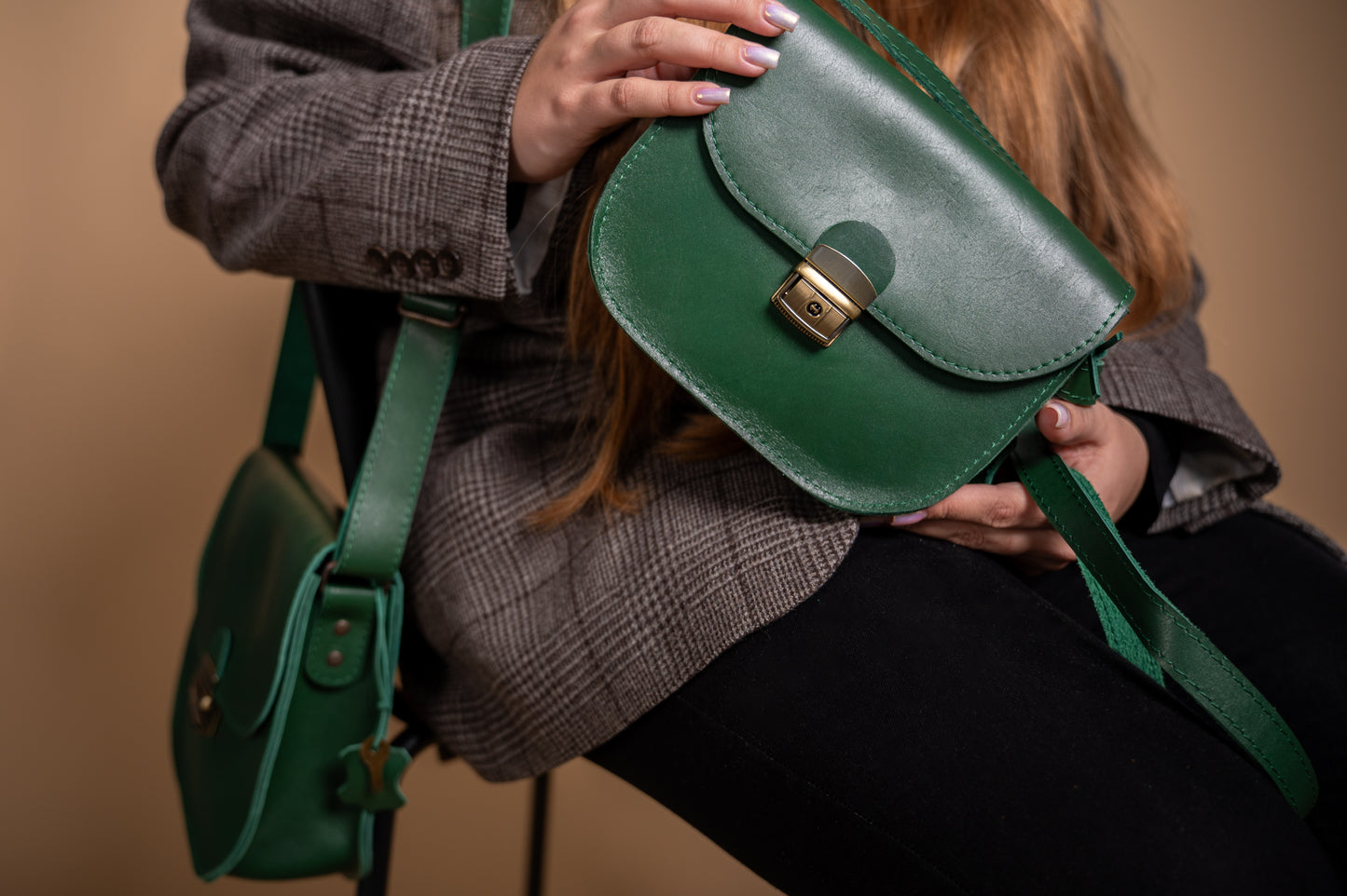 Saddle bag M Green