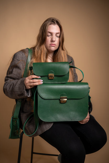 Saddle bag Mini Green