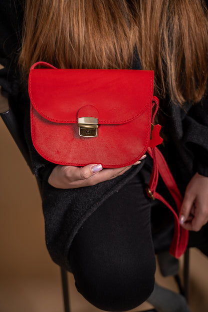 Saddle bag M Red