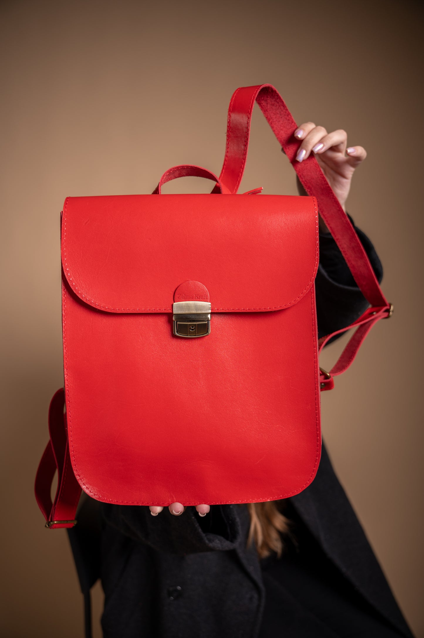 Saddle Backpack Red