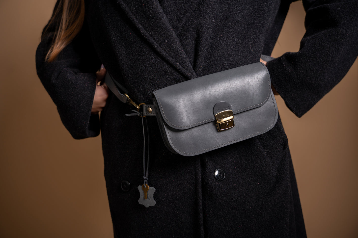 Saddle bag Mini Grey