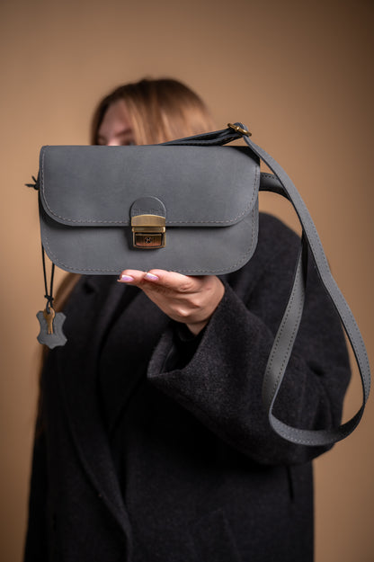 Saddle bag Mini Grey