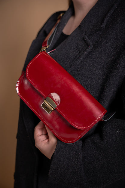 Saddle bag Mini Carmine red