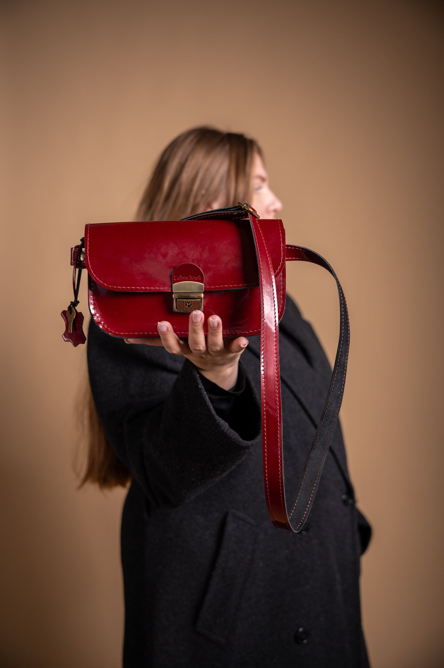 Saddle bag Mini Carmine red