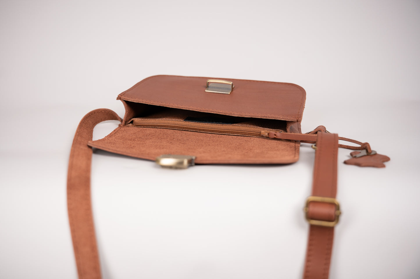 Saddle bag Mini Natural