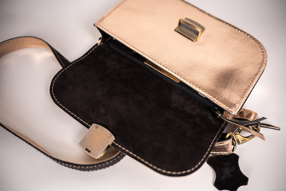 Saddle bag Mini Metallic