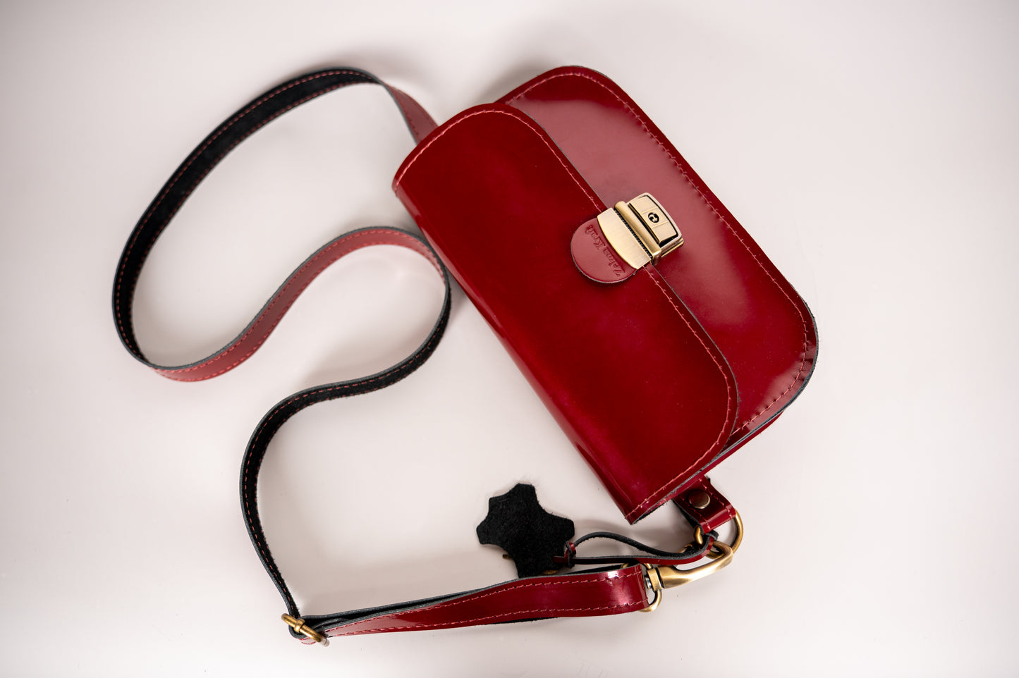 Saddle bag Mini Carmine red