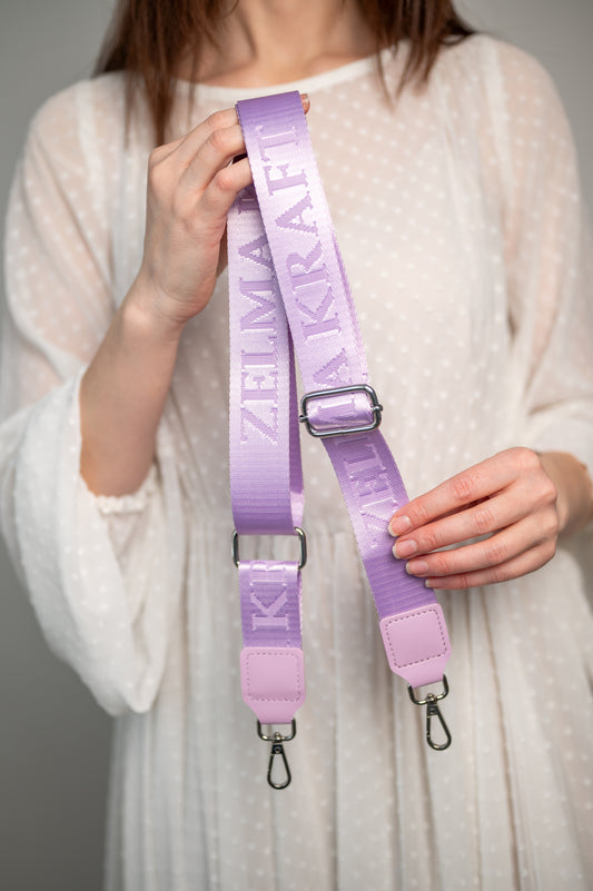 Plecu siksna ar logotipu Violeta