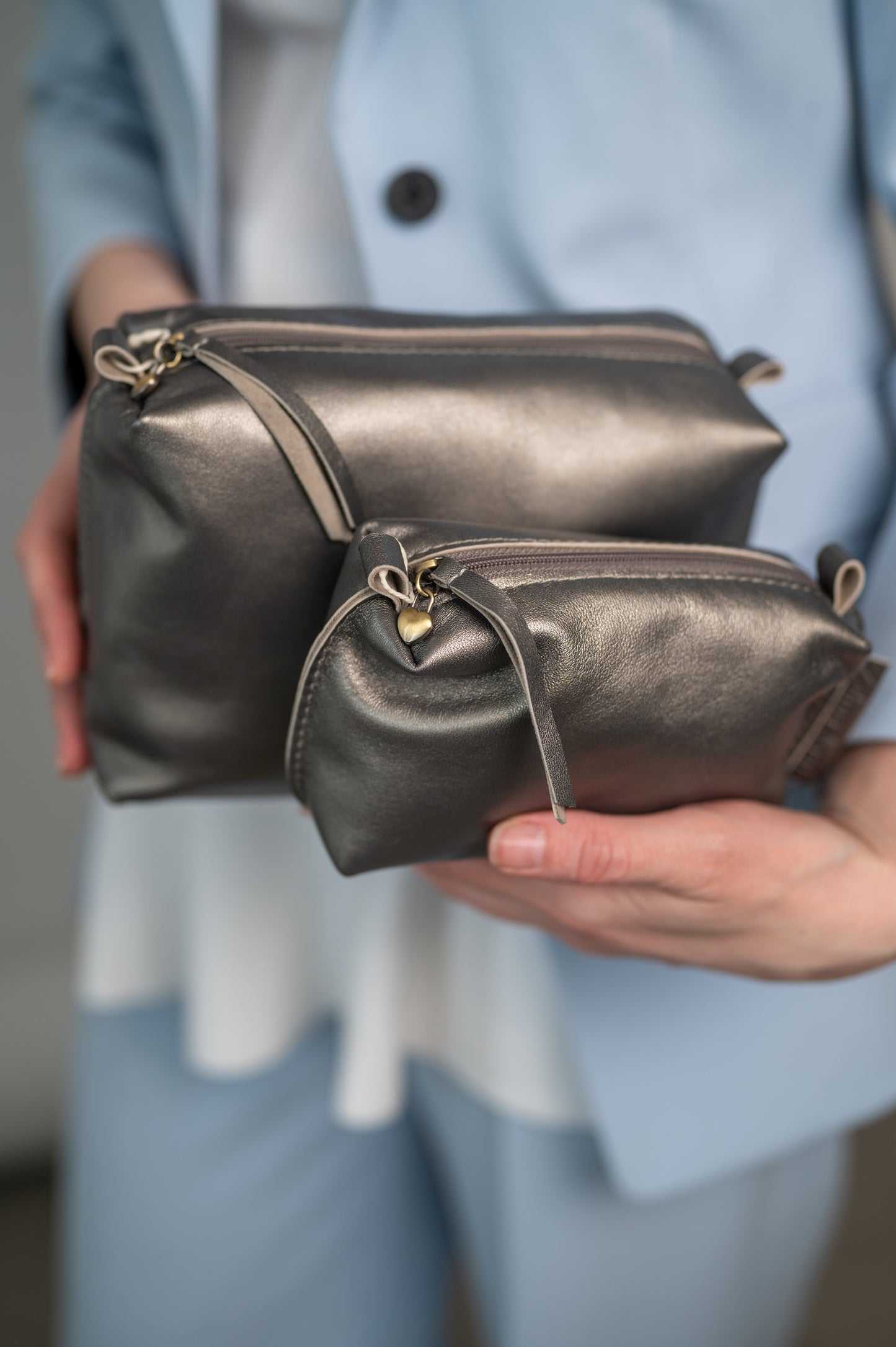 Cosmetic bag Dust brown