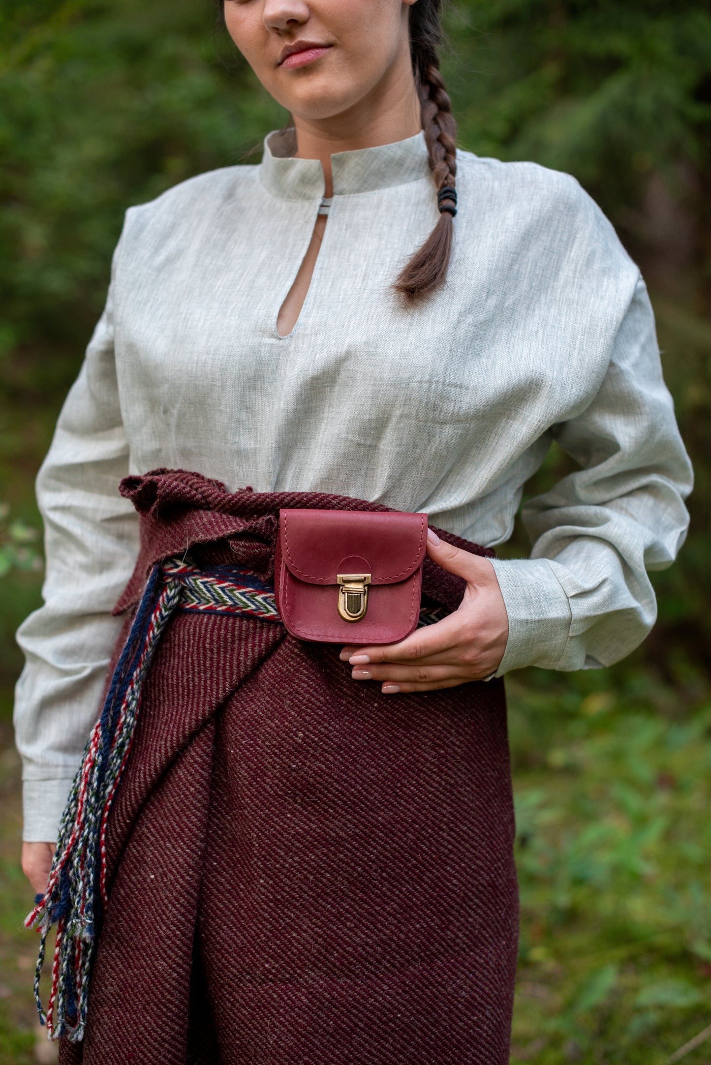 Belt pouch Bordo