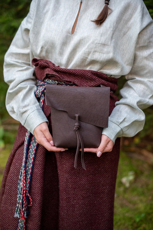 Small Messenger bag Dark brown