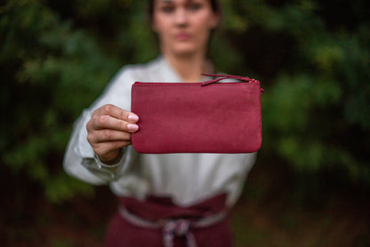 One pocket wallet Bordo