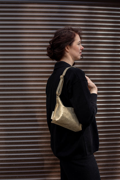 Hobo bag Light Gold Small