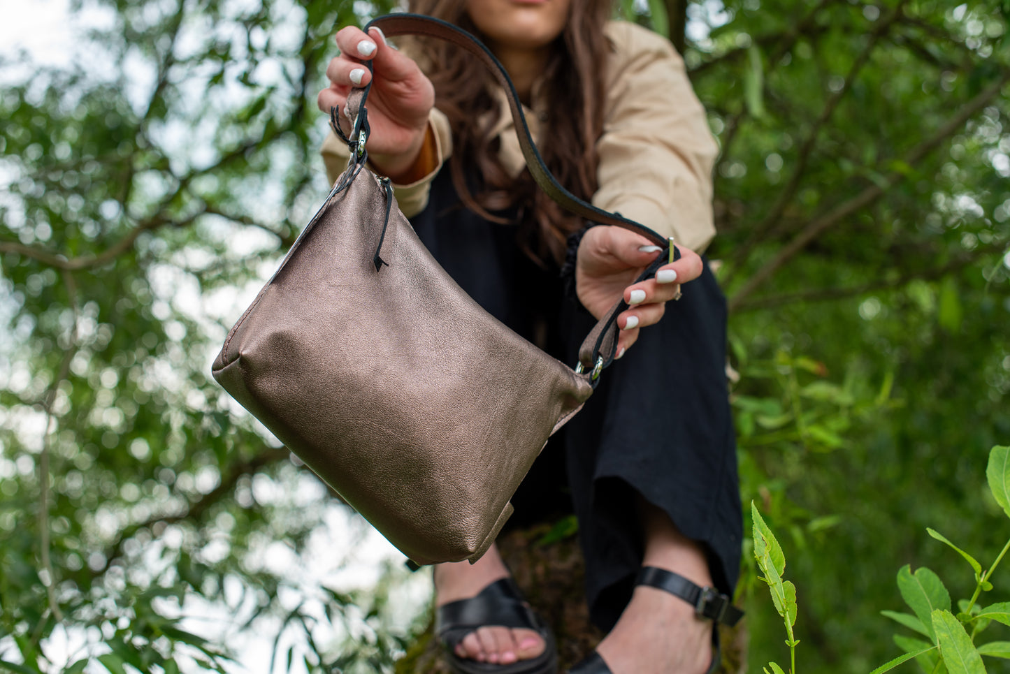 Wristlet wallet Chocolate