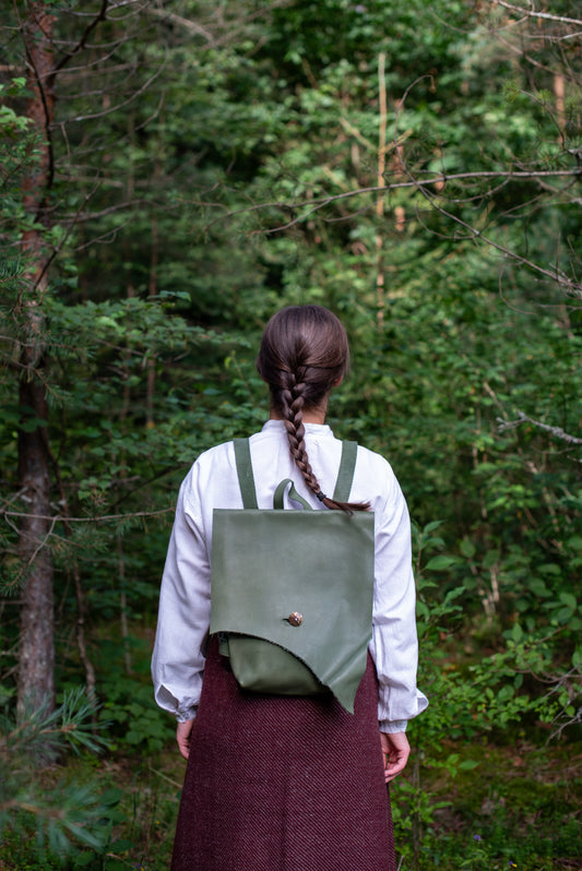 Messenger Backpack Green