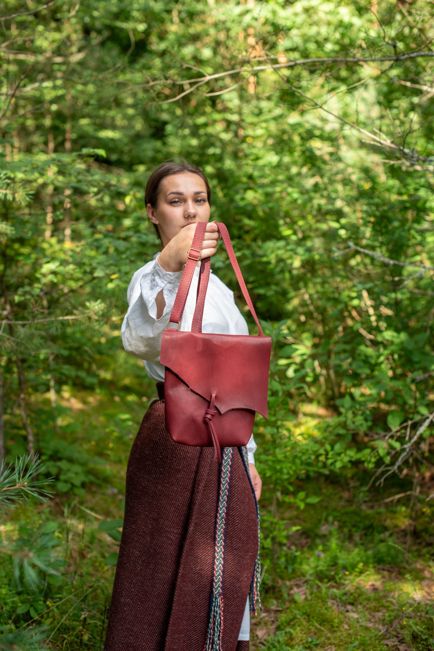 Small Messenger bag Bordo