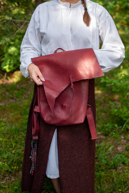 Messenger Backpack Bordo