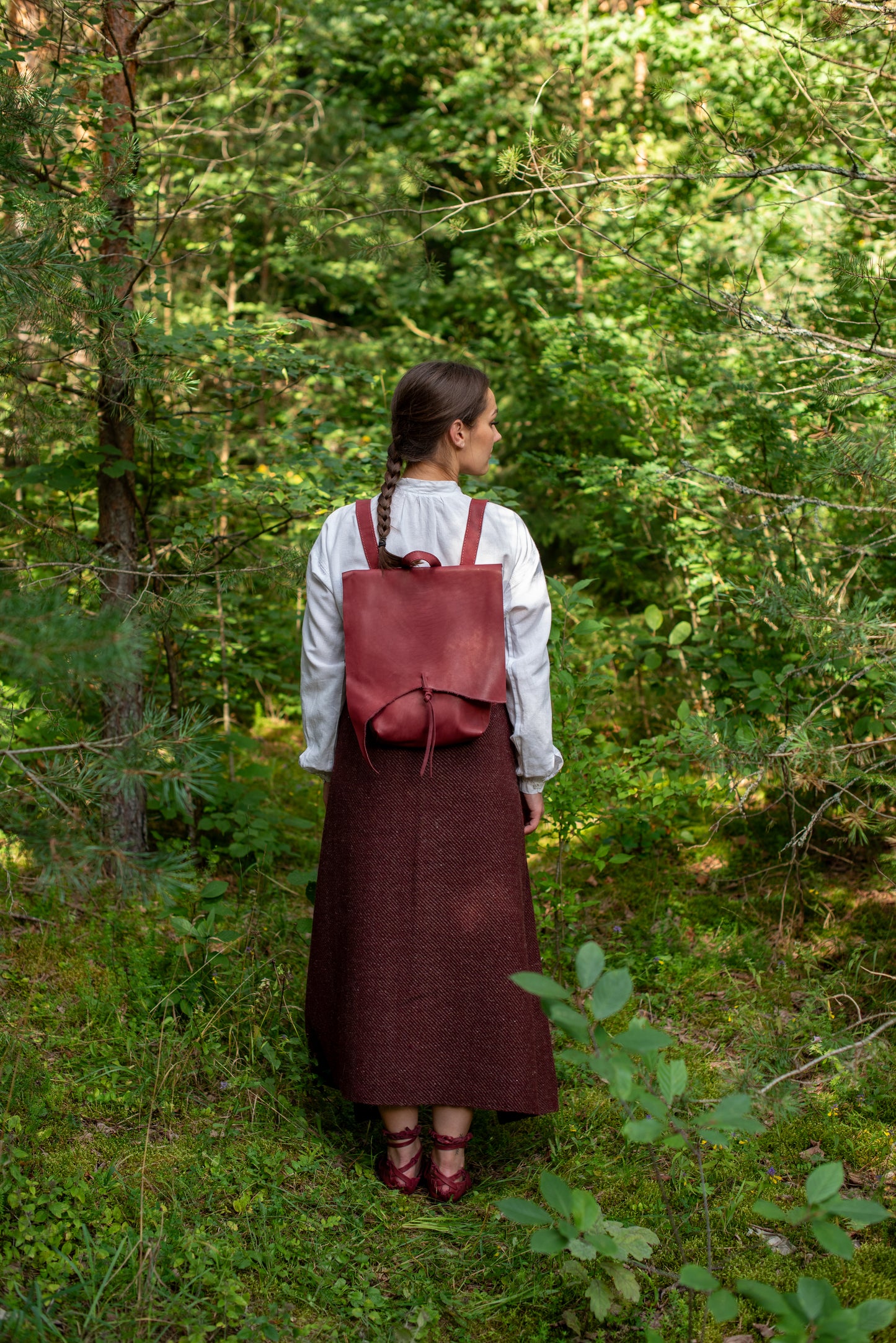 Messenger Backpack Bordo