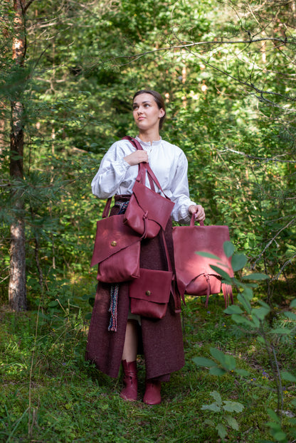 Small Messenger bag Bordo