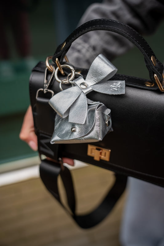 Bag charm Soft Silver