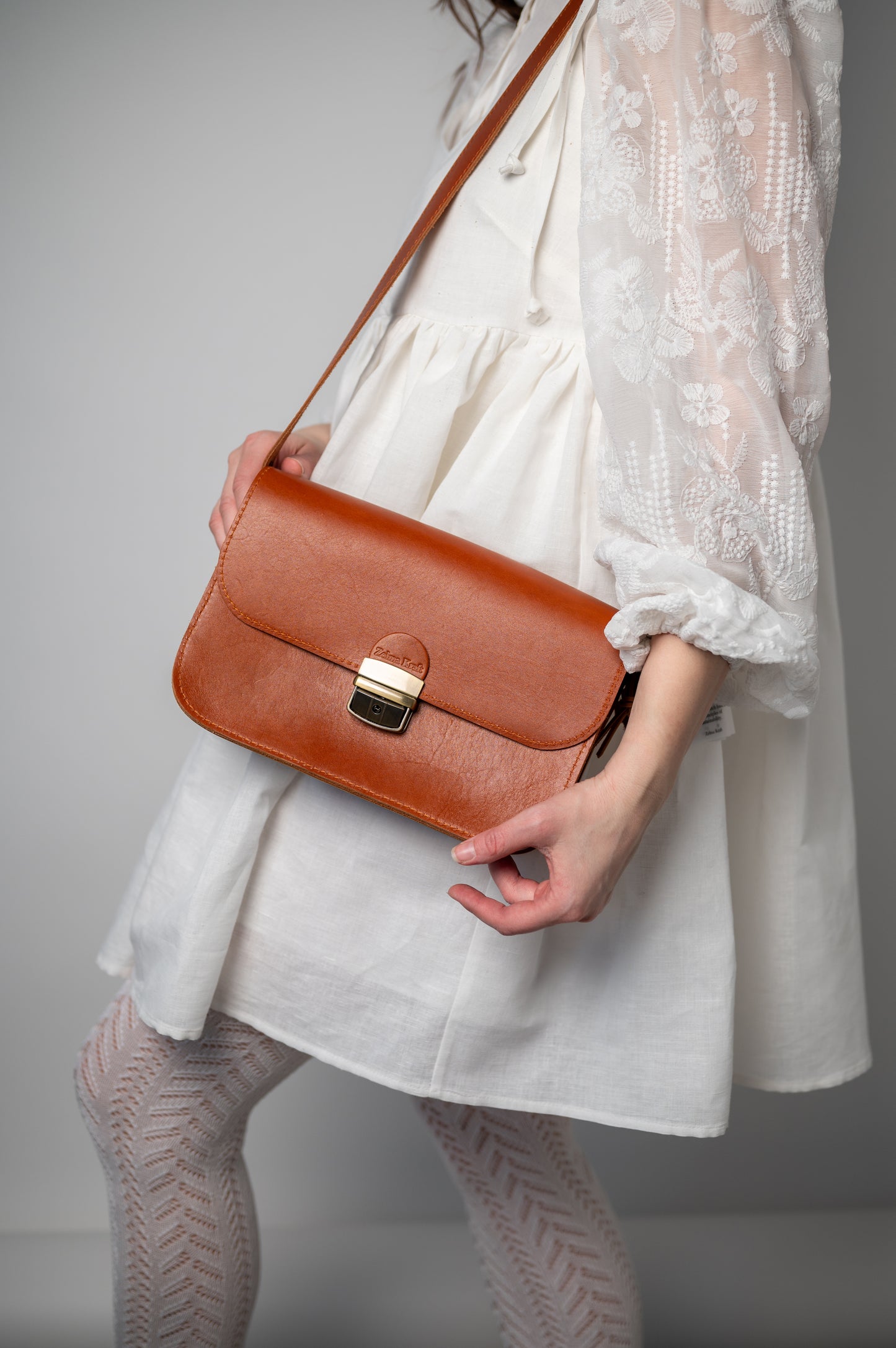 Saddle medium bag Light brown