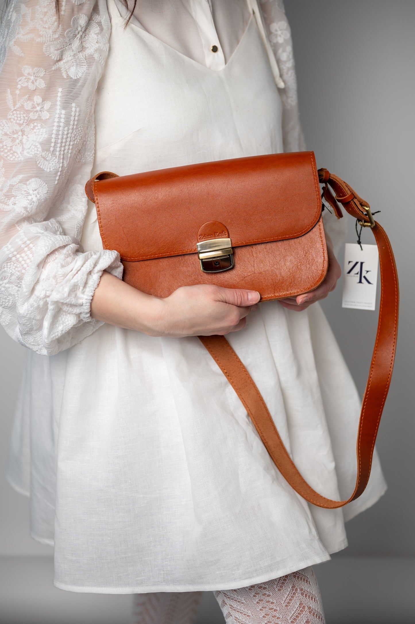 Saddle medium bag Light brown