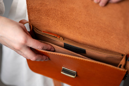 Saddle medium bag Light brown