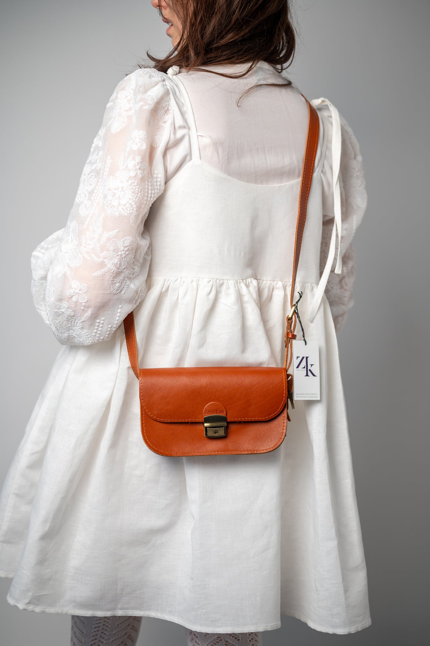 Saddle small bag Light brown