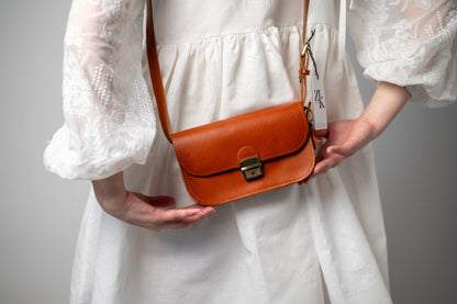 Saddle small bag Light brown