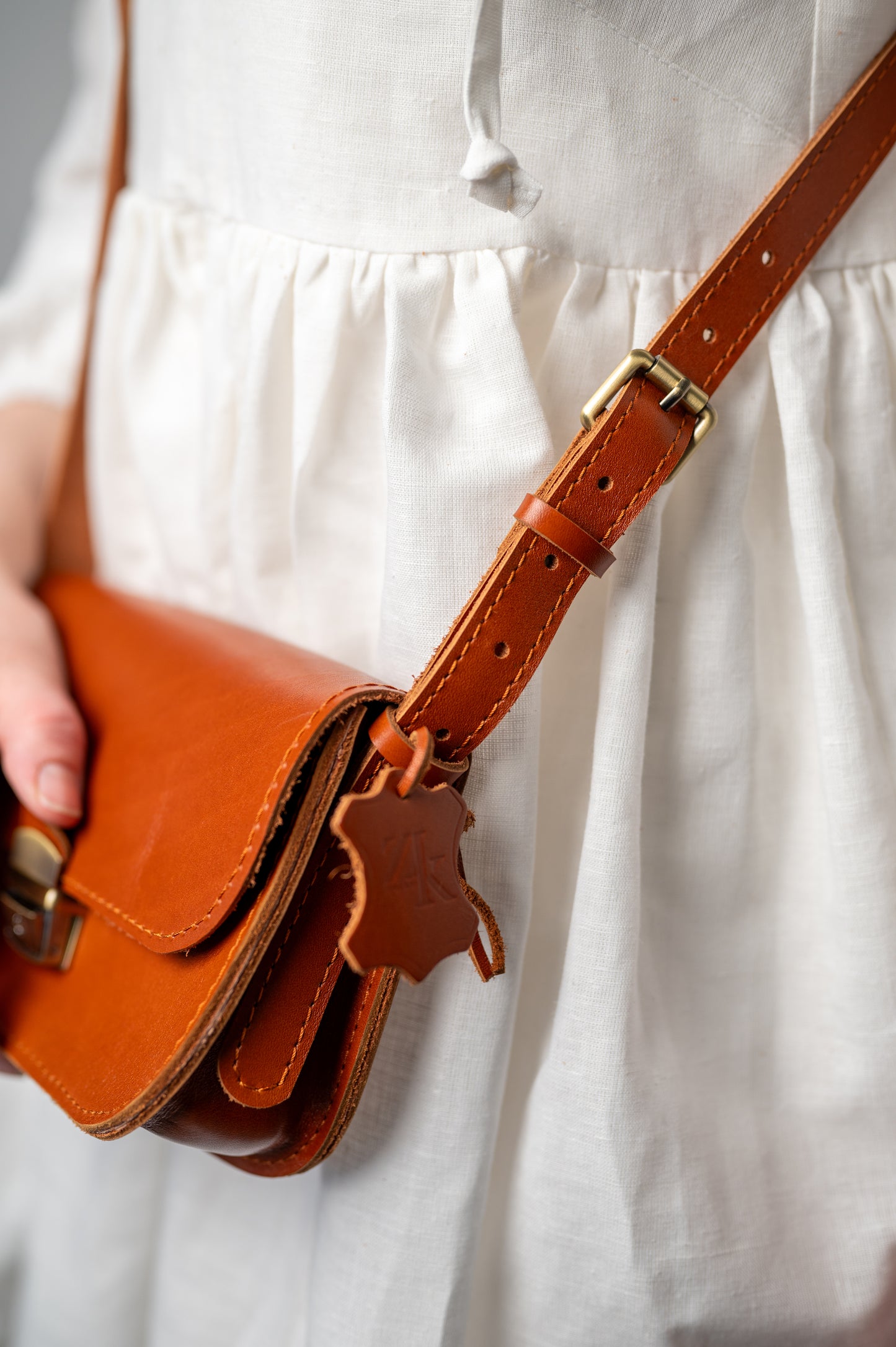 Saddle small bag Light brown