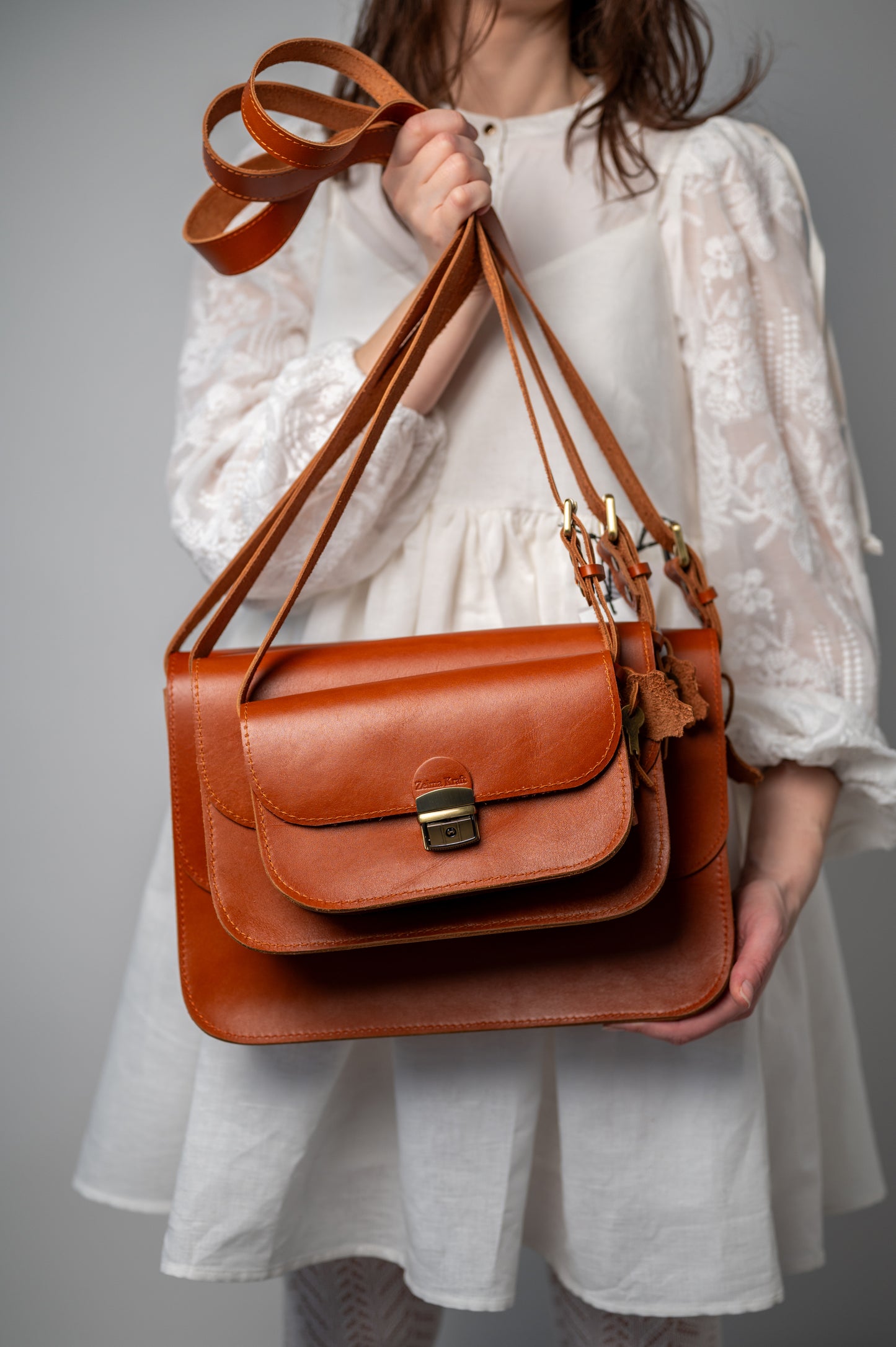 Saddle small bag Light brown