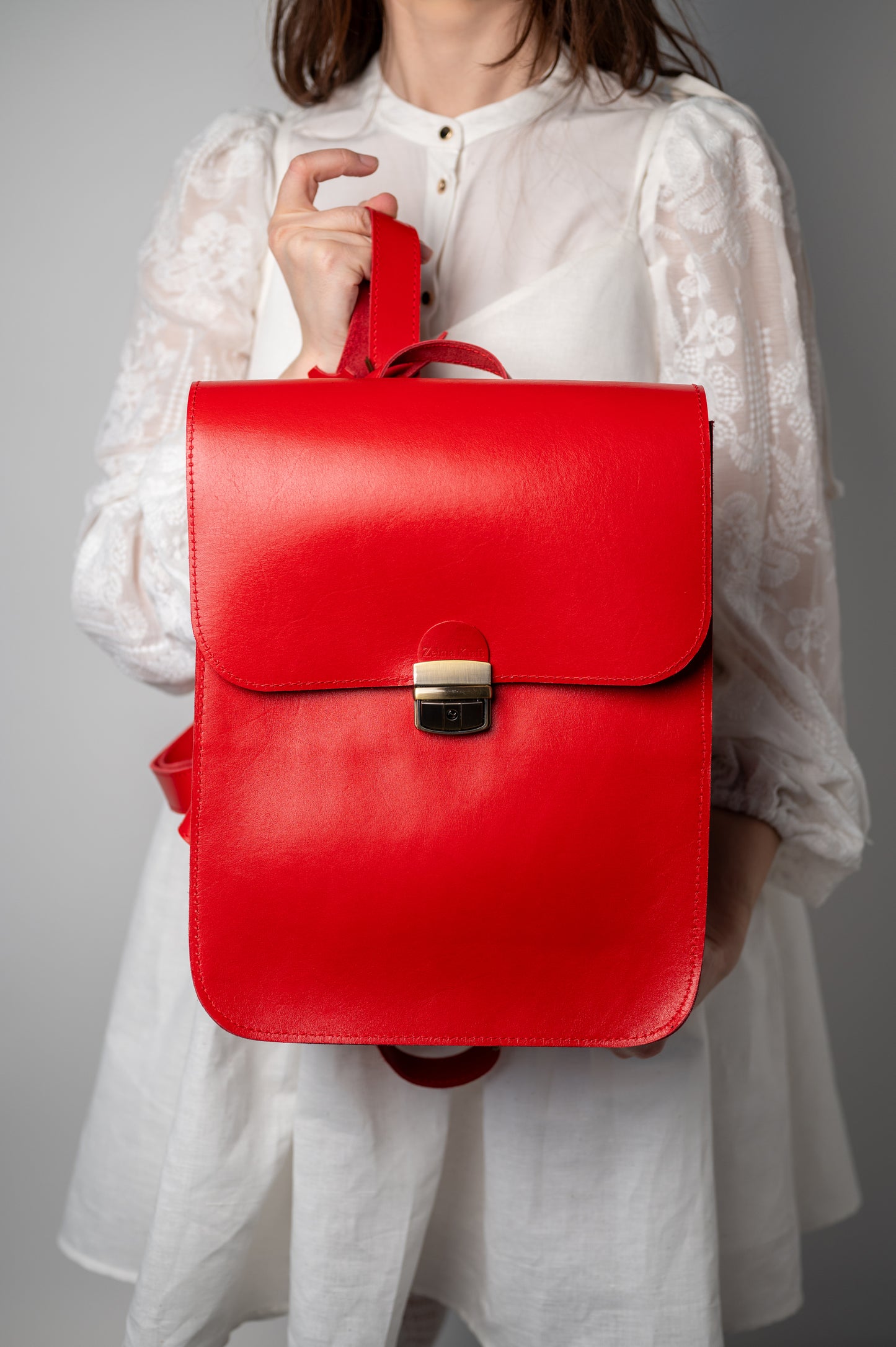 Saddle backpack Red