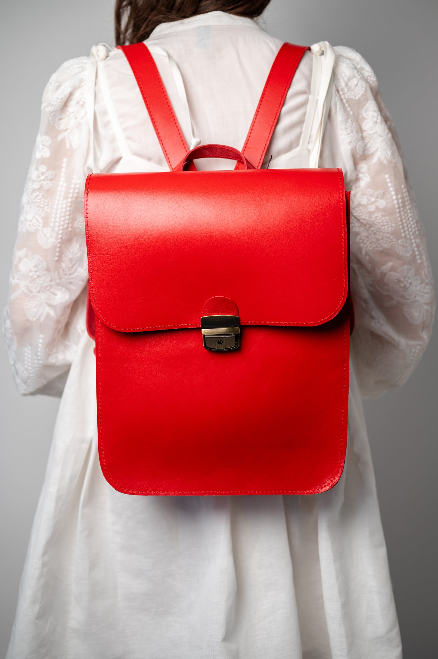 Saddle backpack Red
