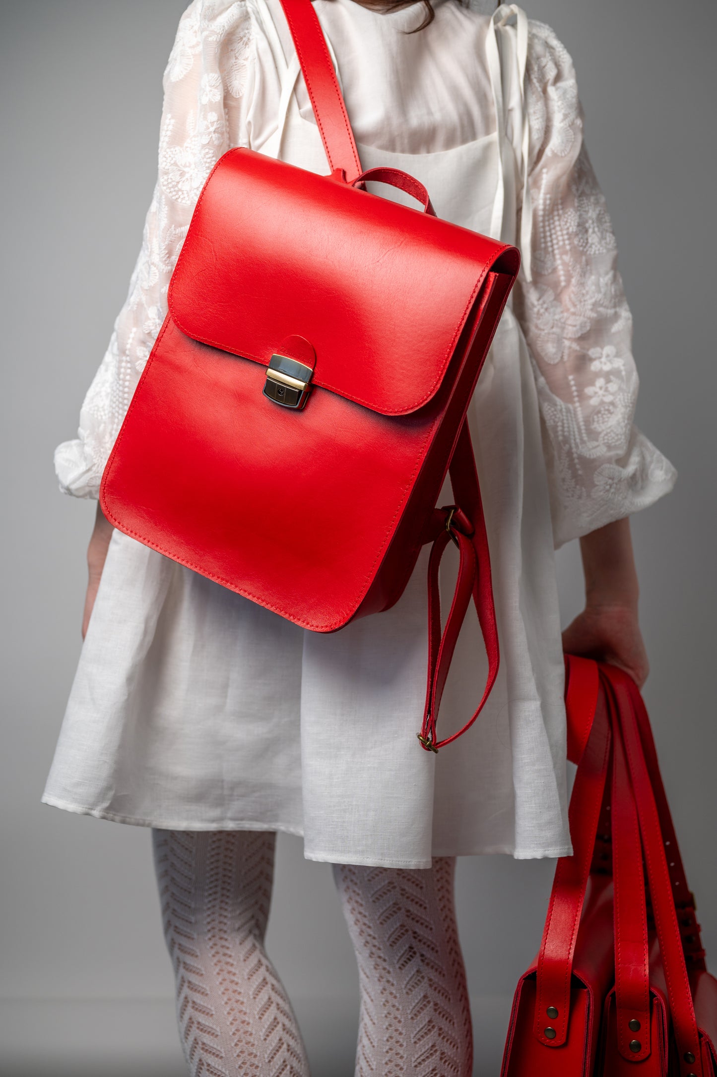 Saddle backpack Red