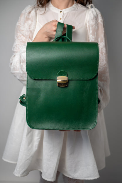 Saddle backpack Green