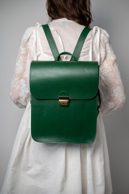 Saddle backpack Green